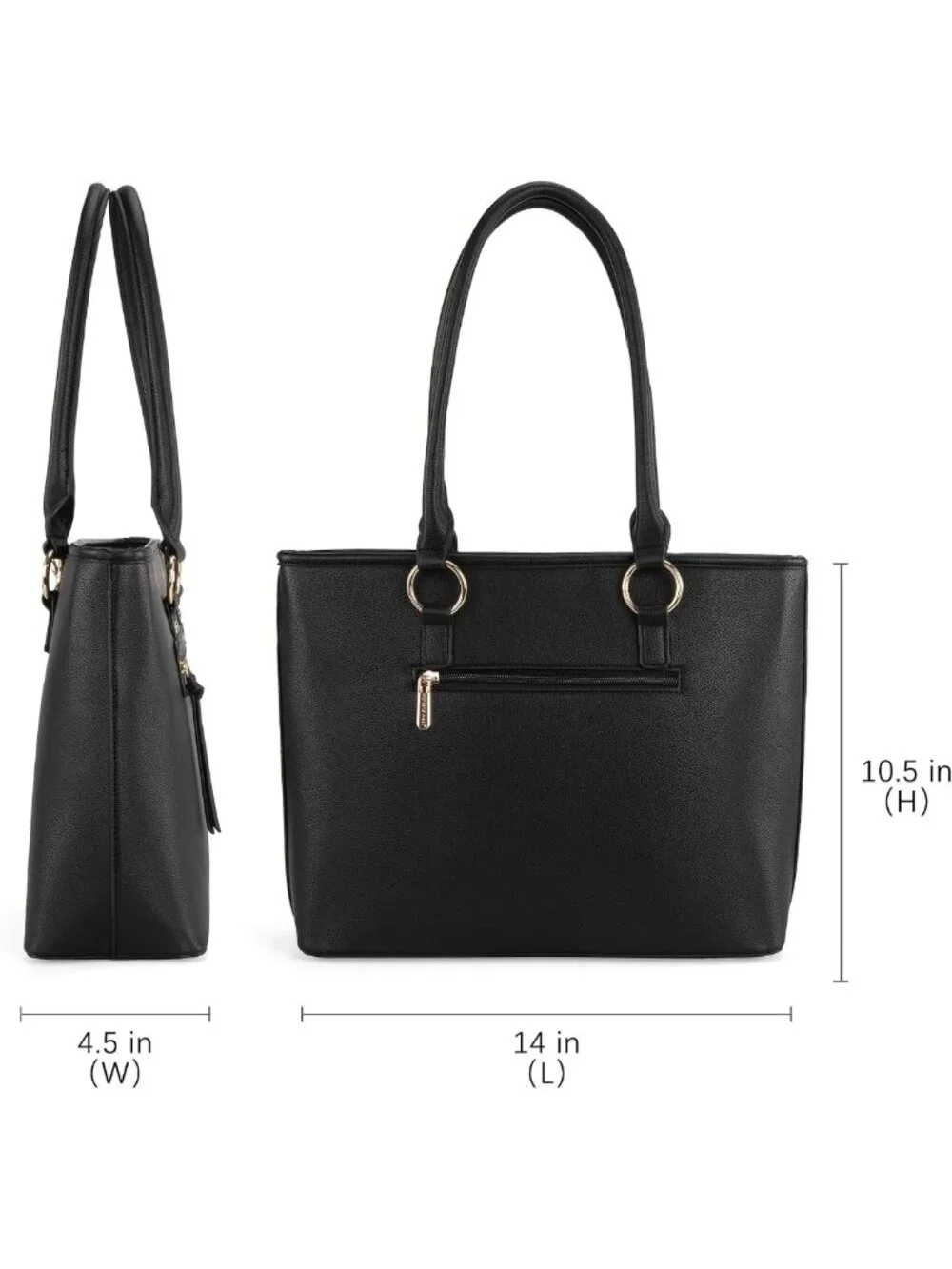 Stylish 2-Piece Tote & Crossbody Bag Set for Women - Large Shoulder Handbag with